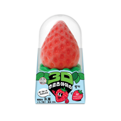3Dフルーツアイス　いちご