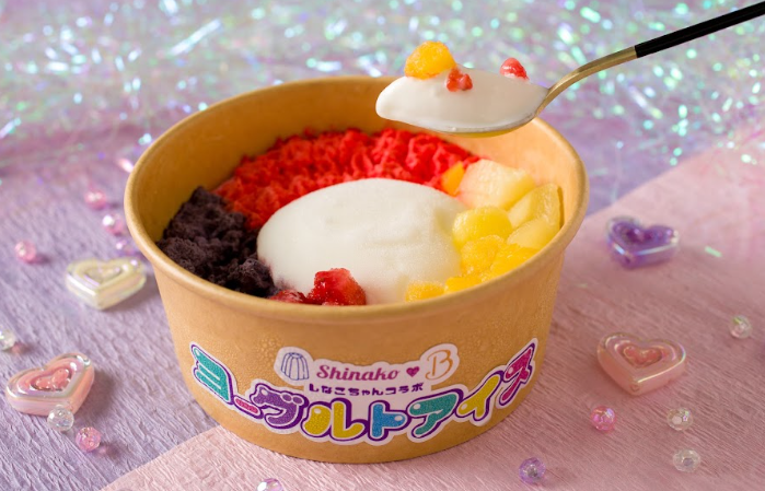 しなこ　コラボ　ヨーグルトアイス